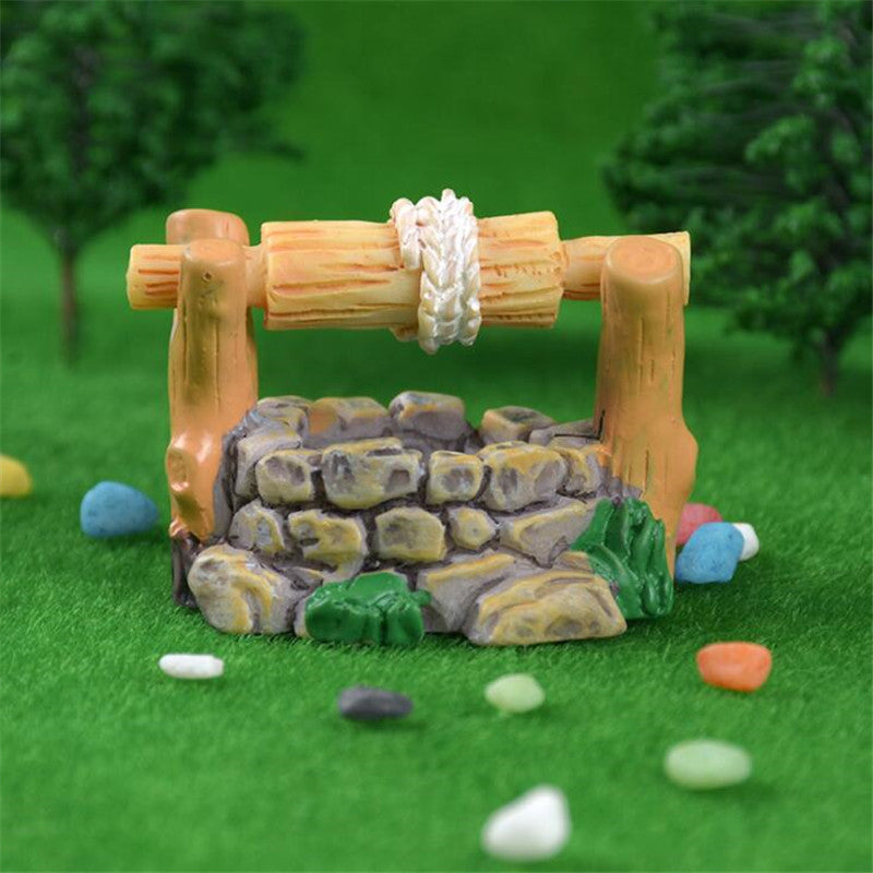 5Pcs DIY Resin Craft Antique Imitation Fairy Garden Home Miniature Decorations Micro Landscape
