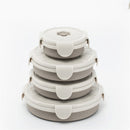 Jordan&Judy 1Pcs Folding Cup Silicone Lunch Box Meal Bowl Food Container Camping Picnic