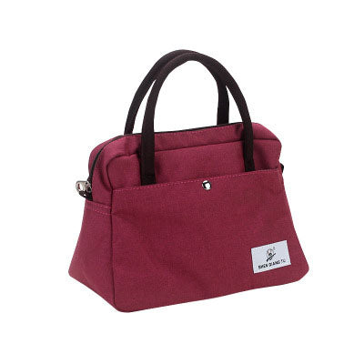 New Portable Lunch Bag Thermal Insulated Snack Lunch Box Carry Tote Storage Bag Travel Picnic Food P