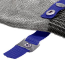 Safety Cut Proof Stab Resistant Stainless Steel Metal Mesh Butcher Glove Blue