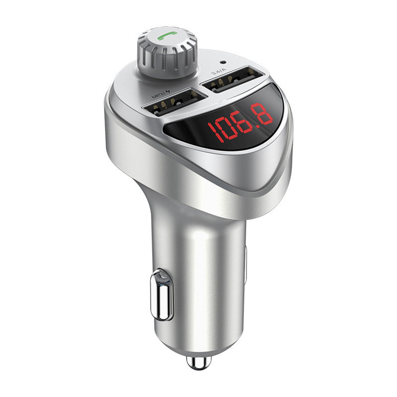 KUULAA 3.4A Dual USB LED Display bluetooth FM Transmitter Fast Charging USB Car Charger For iPhone XS 11 Pro Huawei P30 Pro Mate 30 5G Oneplus 7T Pro