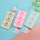 3 Colors 4-Angels Silicone Mold Chocolate Candy Fondant Square Round Rectangle Baking Tools