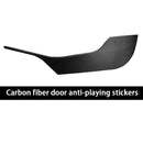 Car Door Anti Kick Pad Sticker Carbon Fiber Texture For Tesla Model 3 2017-2019