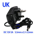 Hiseeu AC 100-240V to DC 12V 2A Switch Switching Power Supply Converter Adapter EU UK US AU 5.5mm*2.5mm Plug