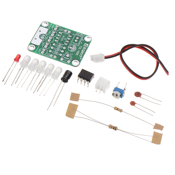 EQKIT TDL-555 Touch Delay LED Light DIY Kit Touch Delay Lamp Electronic Parts Production Kit DC 5V 3s to 130s Adjustable