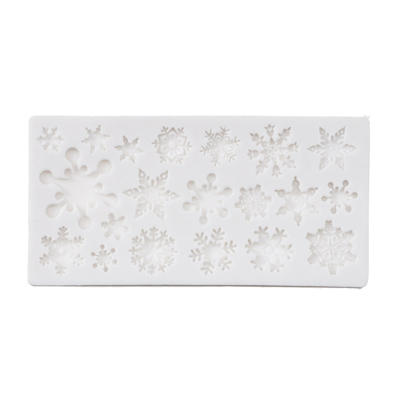 Christmas Snowflake Silicone Mold DIY Baking Fondant Cake Chocolate Decorations