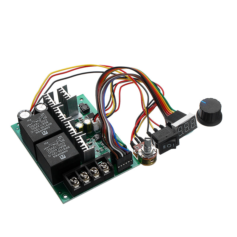 PWM Speed Controller DC Motor Governor Brushed Reducer Forward Reverse Switch 40A 12V24V36V