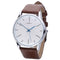 Story Time Retro Belt Cowhide Strap Ultra-thin Men Watch Quartz Watch Reverse Backwards Watch