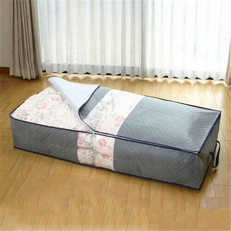 Non-Woven Large Storage Bag Box Quilt Duvet Bedding Laundry Shoe Pillows Clothes Storage Bag