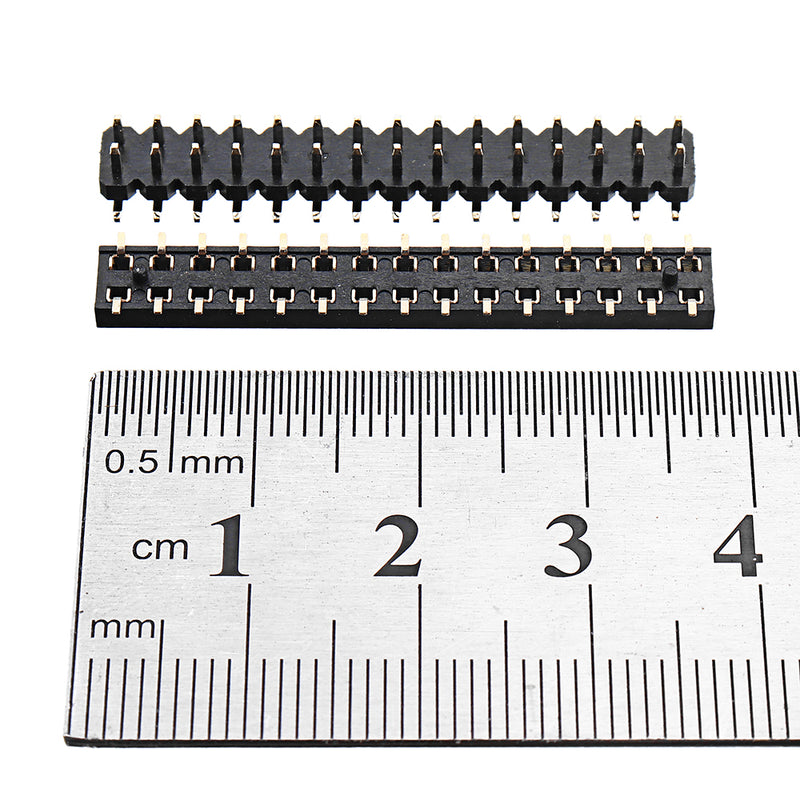 10pcs M5Stack 1 Pair 2x15 Pin Header Socket 2.54mm Male Female Connector for M5Stack Core Development Kit