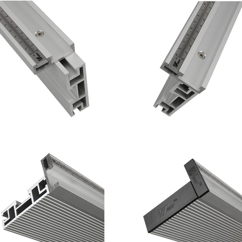 450-1220mm Woodworking Miter Gauge Fence Aluminum Profiles for Band Saw Table Saw Router Table Circle Saw CNC Engraving Machine