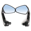 7/8inch 22mm Universal Motorcycle Handlebar Bar End Rear View Mirrors