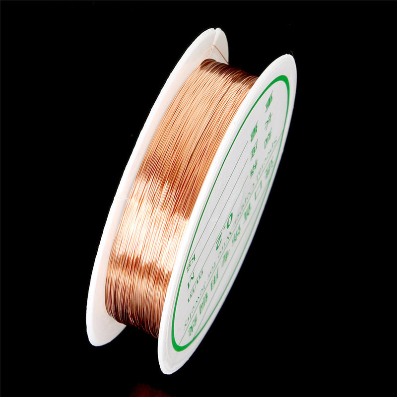 2-1.0mm Craft Beading Wire Red Copper Wire For Bracelet Necklace Jewelry DIY Accessories