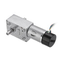 Machifit JGY-370 DC 24V Double Shaft Motor Reduction Gear Turbine Worm Self-locking Low Speed Motor