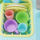 Children Plastic Simulation Electric Dishwasher Sink Pretend Play Kitchen Toys Kids Puzzle Early Education Toy