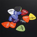 Zebra 50Pcs Electric Guitar Thumb Finger Picks with Case 0.58/0.71/0.81/0.96/1.20/1.50mm Thickness