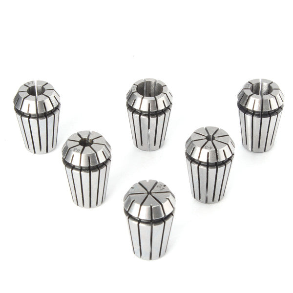 6pcs ER20 Chuck Collet 2mm to 12mm Spring Collet Set For CNC Milling Lathe Tool