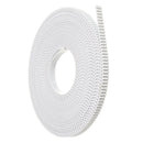 5 Rolls 5M White PU Timing Belt T2.5-10MM Transmission Synchronous Belts for 3D Printer