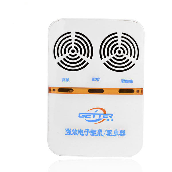 Loskii DC-9008 Ultrasonic Electronic Pest Repeller Mosquito Mouse Rat Multi-function Rodent Insect Repellent ABS Material Durable Night Light Dispeller