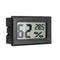 Excellway Mini Embedded LCD Digital Display Temperature Humidity Meter Cordless Thermometer Hygrometer