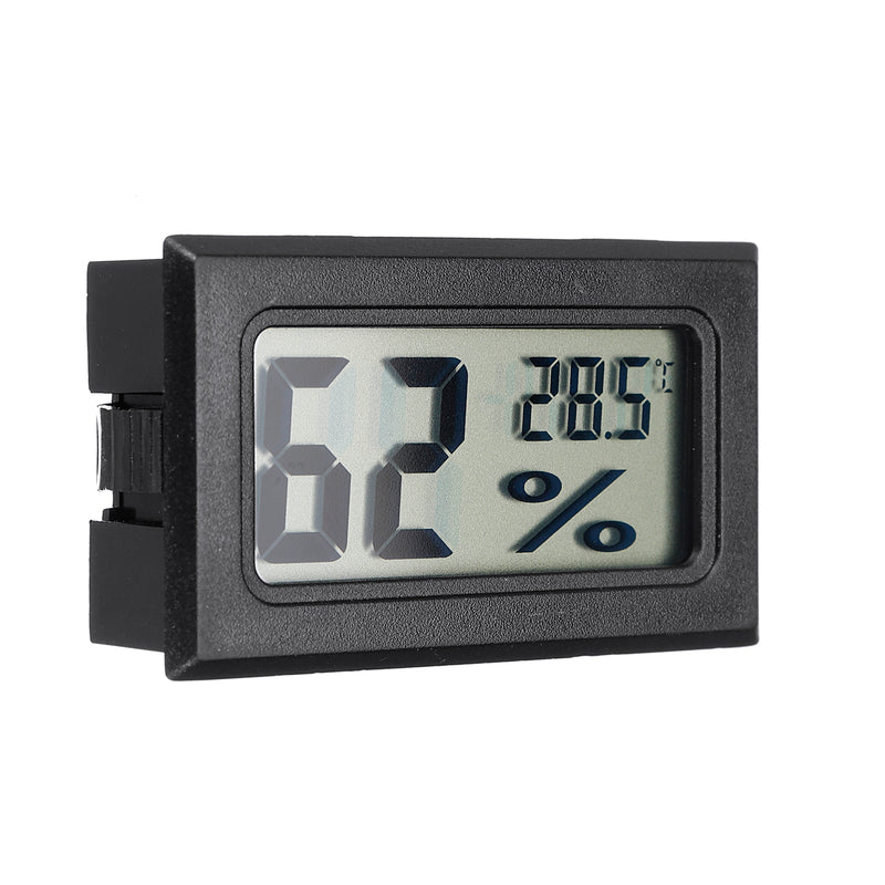 Excellway Mini Embedded LCD Digital Display Temperature Humidity Meter Cordless Thermometer Hygrometer