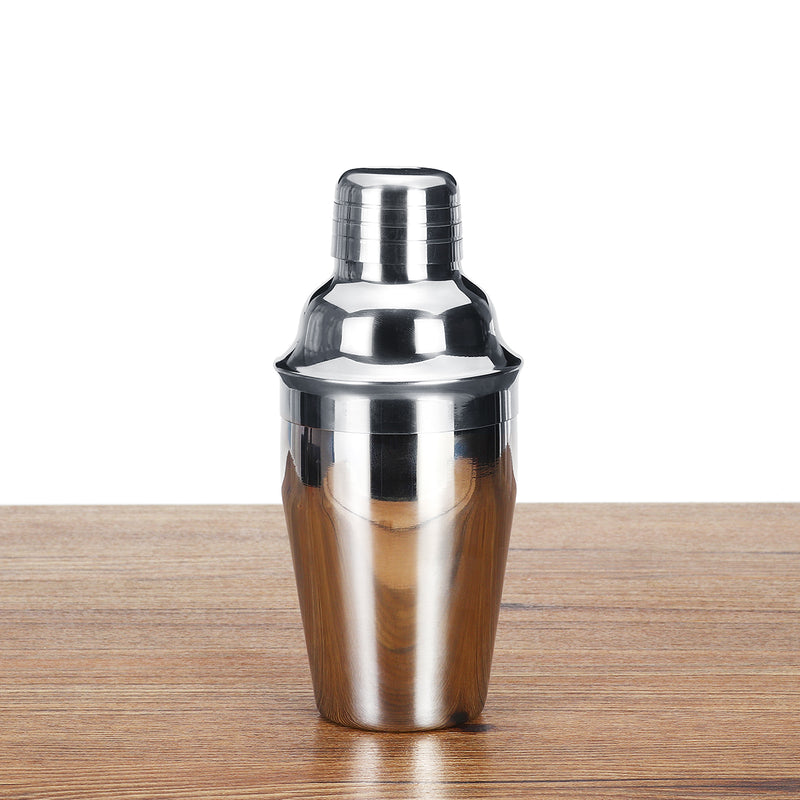 350ML Cocktail Shaker Mixer Maker Drink Stainless Steel Home Bar Bartender Silver