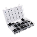 445Pcs Car Door Trim Clip Bumper Retainer Rivet Push Fastener Removal Tools Kit