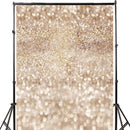 3x5FT  5x7FT Vinyl Beige Glitters Shining Photography Background Backdrop Studio Prop