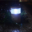 Garden Solar Stone Post White Warm White LED Light Outdoor Waterproof Decoration Lamp