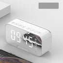 Bakeey G10 Mirror Clock Wireless bluetooth Subwoofer Speaker with Mic Support FM Radio TF Card