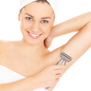 5 in 1 Lady's Epilator Electric Facial Hair Remover Leg Hair Removal Razor Body Shaver for Bikini with Facial Massager Cleaning Brush