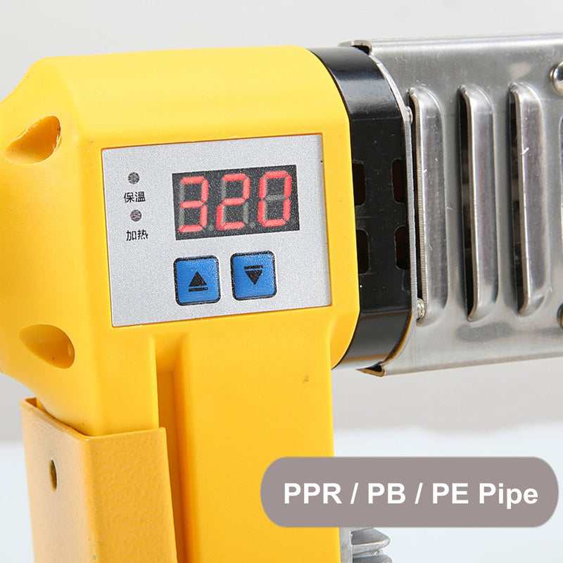 800W/1000W Automatic Electric Pipe Welding Machine Temp Adjustable Heating Tool Set For PPR PB PE Plastic Tube