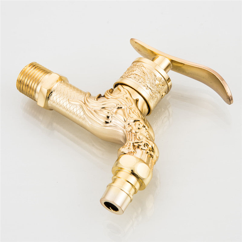 Mrosaa Zinc Alloy Antique Bronze Finish Faucet Water Tap Basin Taps