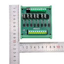 3pcs 8CH 24V IO Card PLC Signal Amplifier Board NPN to PNP Mutual Input Optocoupler Isolation Transistor Output Relay Module