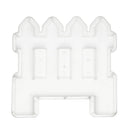 Concrete Mold Fence Mould Plastic Garden Park Flower Pool Yard Cement Brick DIY