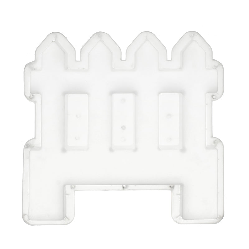 Concrete Mold Fence Mould Plastic Garden Park Flower Pool Yard Cement Brick DIY