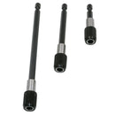 60-100mm Hexagonal Electric Drill Extension Rods Quick Release Self-Locking Screwdriver Bit Holder