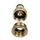 3/4 Inch Brass Threaded Garden Hose Water Sprayer Tap Fittings Pipe Quick Connector