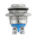 Machifit AC 250V 3A 16mm Waterproof Push Button Switch Self Lock Latching Switch