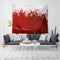 Loskii LWG7 Christmas Tapestry Santa Print Wall Hanging Tapestry Art Home Decor Christmas Decorations
