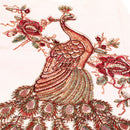 Sequins Applique Embroidered Peacock Multiple Rhinestone DIY Sewing Trim Decorations