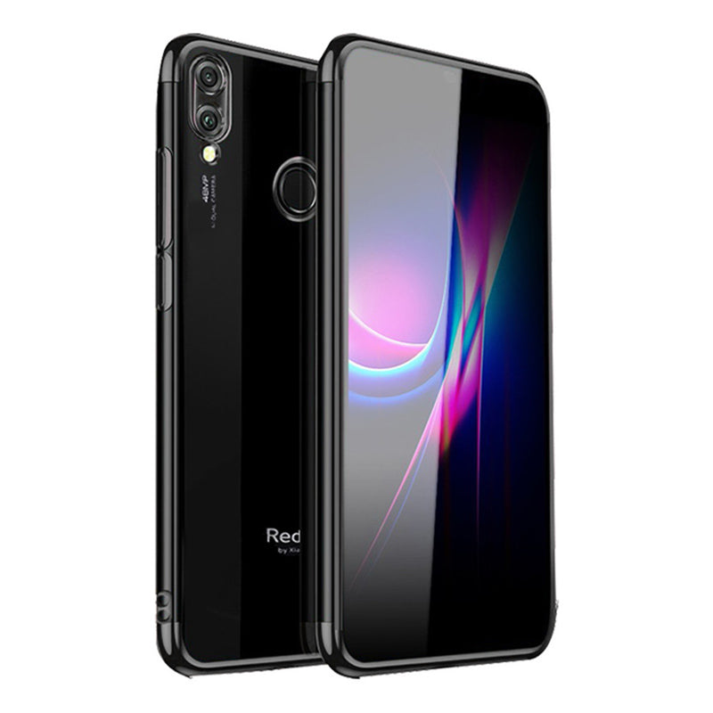 Bakeey Plating Transparent Shockproof Soft TPU Back Cover Protective Case for Xiaomi Redmi Note 7 / Note 7 Pro