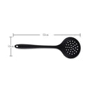 Heat Resistant Silicone Colander Slotted Spoon Long Handle Strainer Kitchenware