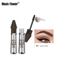 Music Flower 4 Colors Waterproof Non-marking Mascara Eyebrow Gel Quick-drying