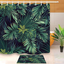3D Banana Leaves Printing Waterproof Bathroom Shower Curtain