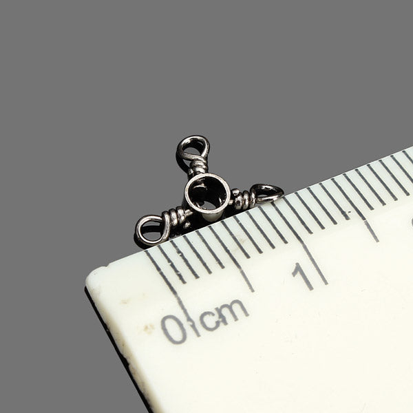 Maxcatch 50pcs Triple Swivel Connector 3 Way Fishing Swivels Fishing Tackle