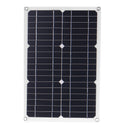 50W 18V Mono Solar Panel Dual USB 12V/5V DC Monocrystalline Flexible Solar Charger For Car RV Boat Battery Charger Waterproof