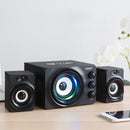 SADA Q2  bluetooth 2.1 Channel Stereo Bass Computer Speaker Wooden Loundspeaker Support U Disk TF Card Input
