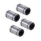 4Pcs Anet LM8UU Linear Ball Bearings 8mm Bore Dia 15mm OD 24mm Length Rubber Linear Ball Bearing Bushing for 3D Printer