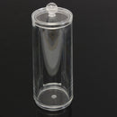 Clea Acrylic Cotton Pads Container Cosmetic Organizer Nail Art Makeup Standing Holder